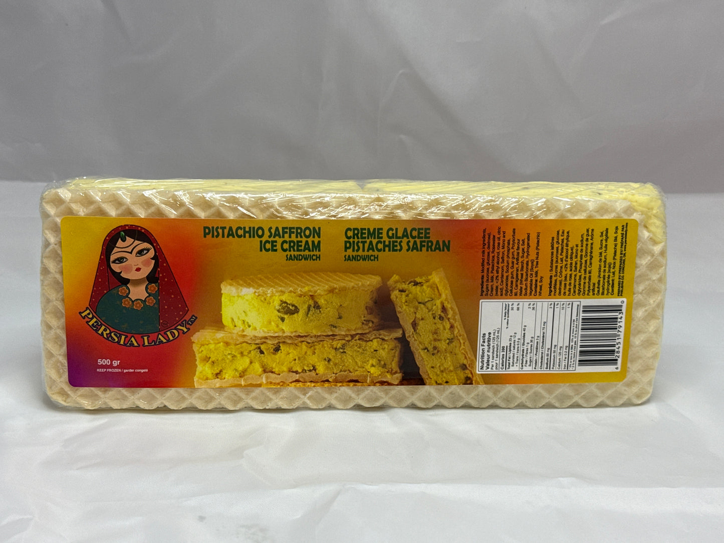Pistachio Saffron Ice Cream 500gr