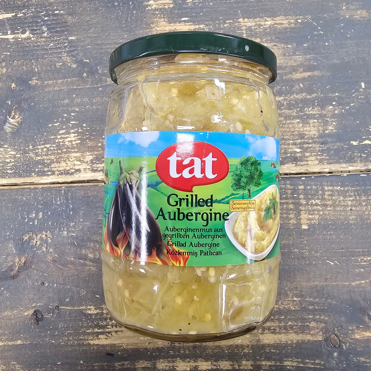 Grilled Aubergine Tat