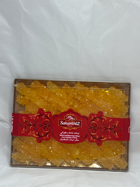 Saffron Crystallized Sugar String